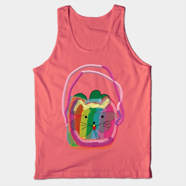 St Patricks Day Shamrock Cat Tank Top by EunsooLee